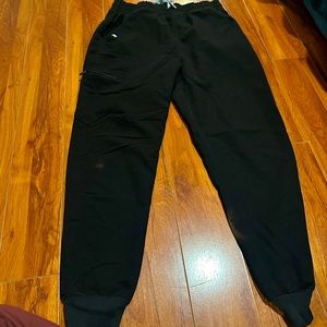 FIGS Joggers Black Medium Petite Technical Collection